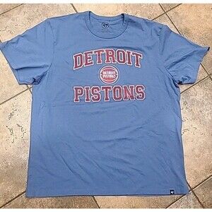 New S 47 Brand Detroit Pistons Bad Boys 80s Logo NBA Champions Vintage Shirt